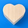 Buy cheap exquisite wood gift box heart gift box from wholesalers