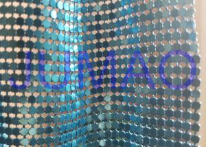 Quality Blue Anodized Decorative Metal Fabric With Aluminum Photography Backdrop wholesale