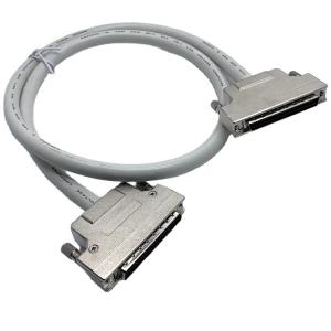 Quality Custom Grey SCSI Connector Cable 68 Pin 100 Pin Male Cable Ul20276 28awg Cable wholesale