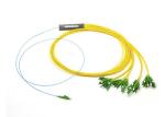 G657A1 1x32 PLC Passive Splitter Fiber Optic Steel Tube