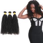 100 Unprocessed Virgin Curly Hair Bundles Natural Hair Line No Shedding