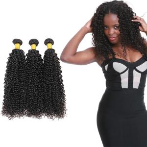 Quality 100 Unprocessed Virgin Curly Hair Bundles Natural Hair Line No Shedding wholesale