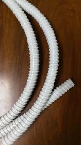 Quality PVC Reinforced Corrugated Flexible Tubing Protective Sleeve Hose For Fiber Cable wholesale