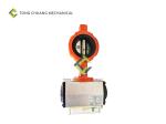 Clamp Pneumatic Butterfly Valve Air Operated GDT7-65 Soft Sealing Type
