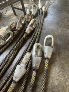 Quality Heavy Duty Thimble Flemish 6*25 Ungalvanized Eye Wire Rope Sling wholesale