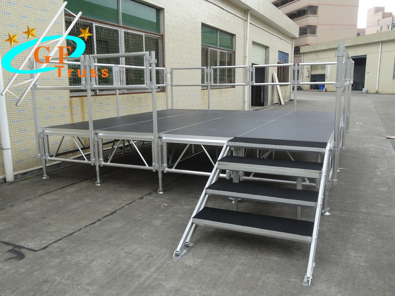 Aluminum Lighting Outdoor Performance Stage Truss And Lights Used