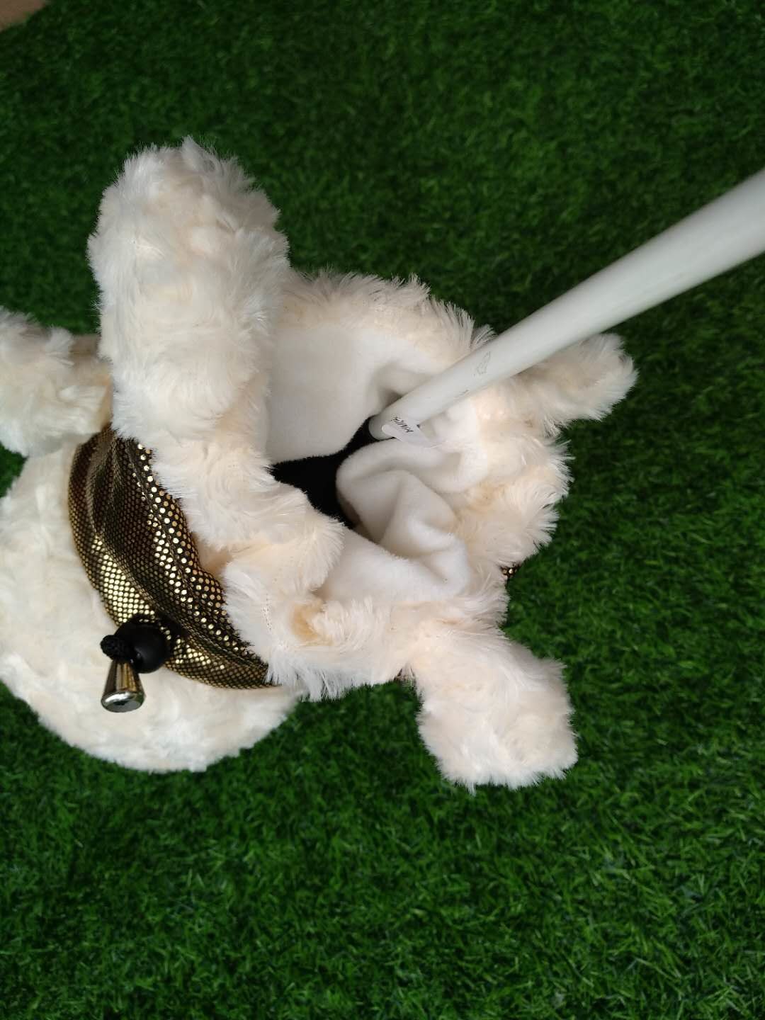 golf head cover , dog head cover , animal head cover , plush head cover , driver head cover