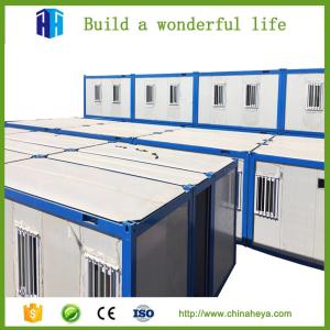 Quality Heya low cost prefabricated living 20ft steel framed container house prices wholesale
