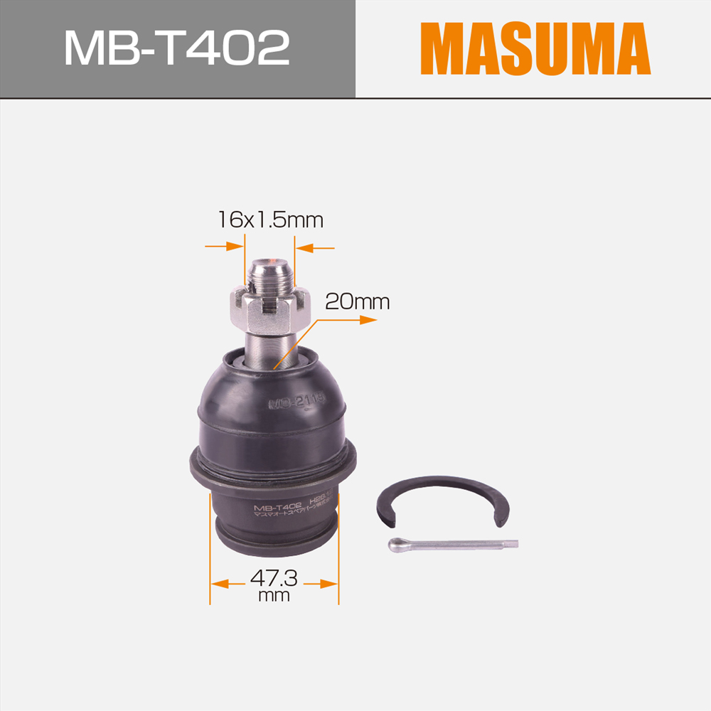OE NO. 48068-60050 MASUMA Auto Suspension Systems lower Ball Joint for FJ CRUISER GSJ1