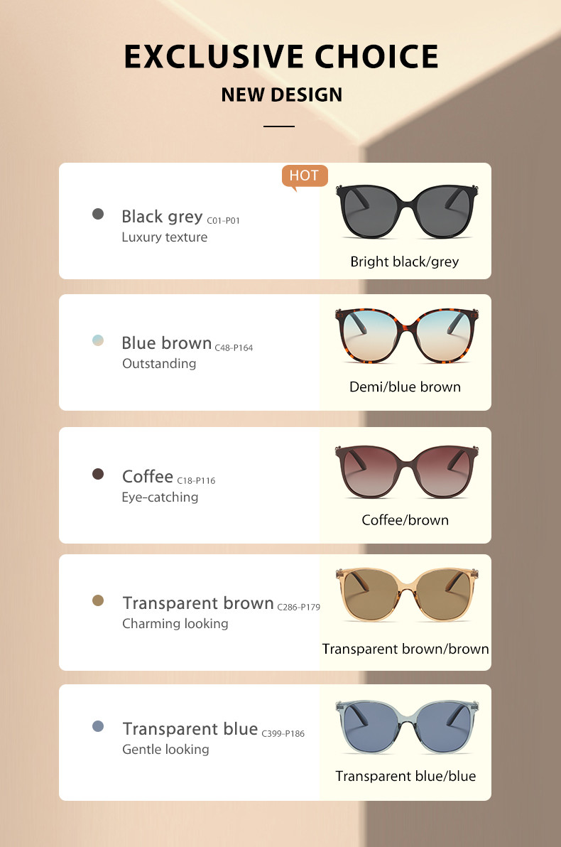 Customized Logo PC Round Metal Sunglasses Unisex Classic Polarized Sunglasses