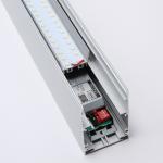 IP45 SMD2835 LED Linear Light Alumimum + PC Cover Material 100-110lm/W