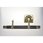 Gold Color Casket Parts Swing Bar Set With Steel Bar/Zamak Lugs Eco Friendly