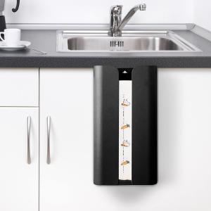 Quality Hanging Tissue Case Black Under Cabinet Paper Box Holder Kitchen Door Storage Solution wholesale