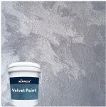 Decorative Velvet Art Paint for Bedroom in Customized Colors Special Metallic