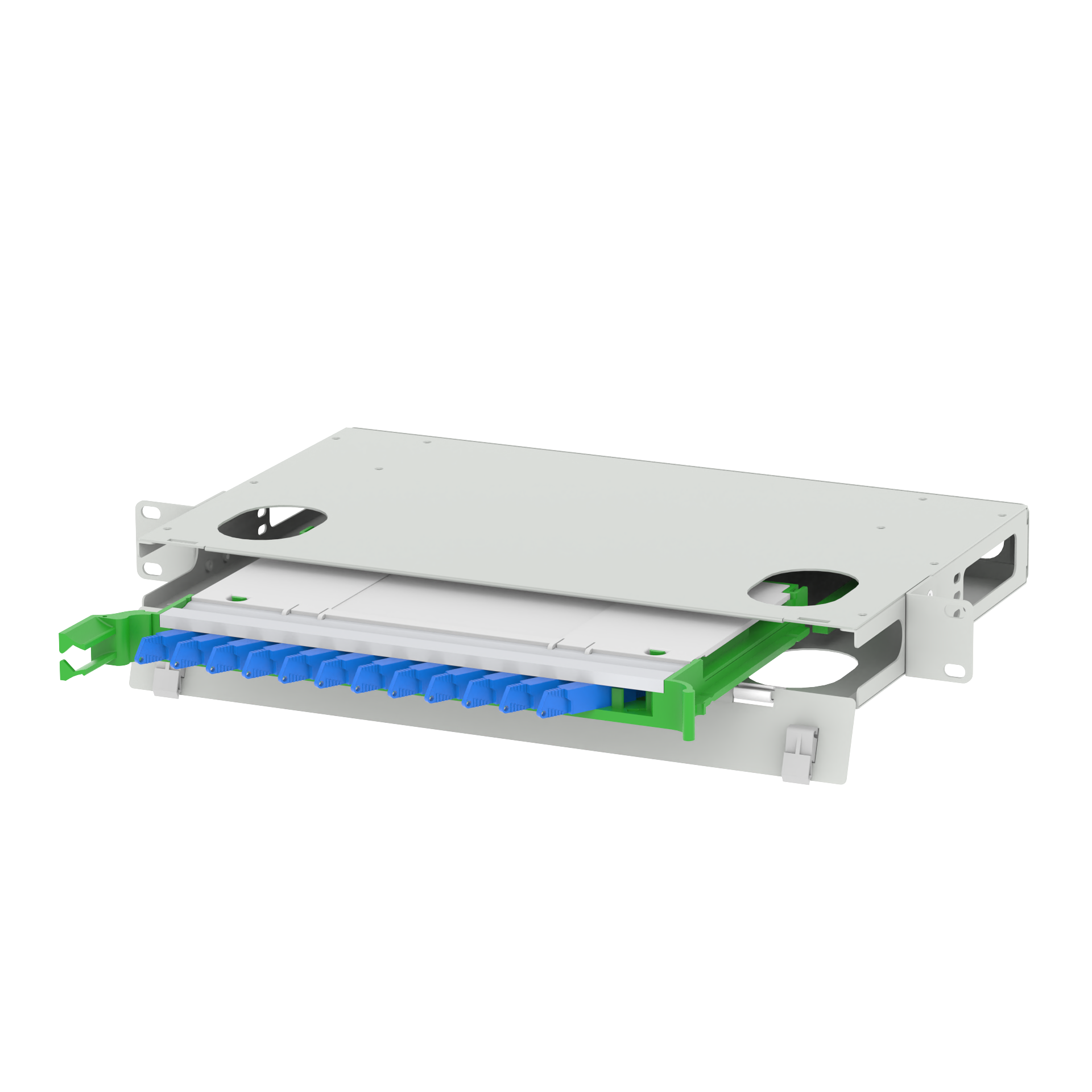 Data Center 5 e2k Type 12 Ports Fiber Optic Distribution Patchpanel with Long Time