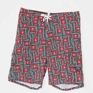 Quality Anti - UV Patterned Board Shorts , Polyester Spandex Boardshorts For Hitting The Beach wholesale