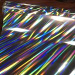 Transparency Opaque Metallized Plastic Film Customized Holographic Lamination