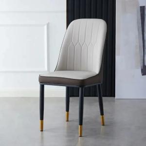 Quality Italian Style Colorful Upholstered Parsons Chairs PU Leather For Home Restaurant wholesale