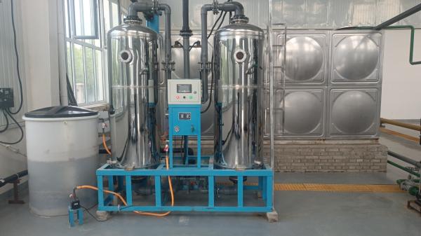 Fiberglass / Stainless Steel Boiler Water Softener System For Continuous