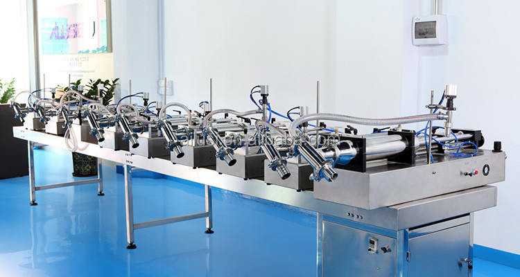Small Sanitizer Gel Bottle Liquid Filling Machine Semi Automatic 0.75kw