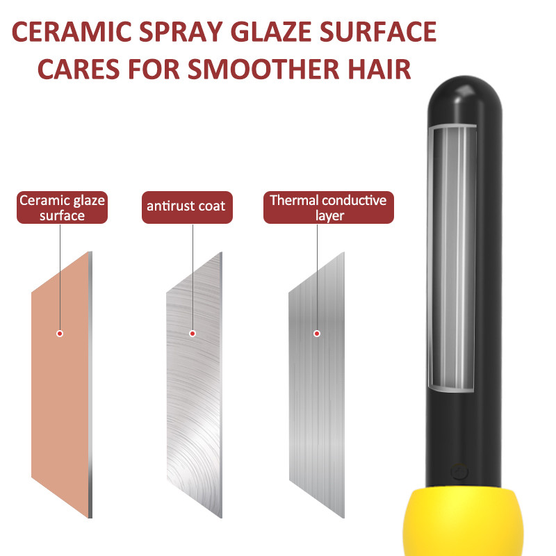 Ceramic 1 Inch Barrel Curling Wand for home / travelling CE approval