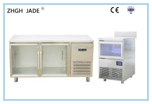 Quality Air Cooled Glass Door Refrigerator , Multiply Shelves Under Worktop Freezer wholesale