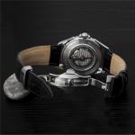 Mens 42mm Mechanical Chronograph Watch Stainless and Tungsten Steel