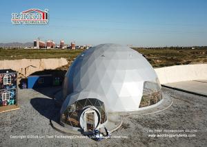 Quality 120km/h Connected Dome Tent For Restaurant Outdoor Event wholesale