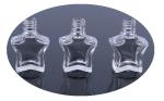 Clear Nail Polish Brush 3ML Star Glass Bottle