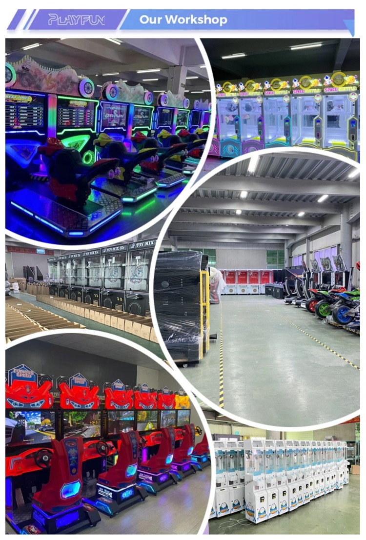 710mm Prize Custom Doll Machine 4 Side Transparent Claw Crane game