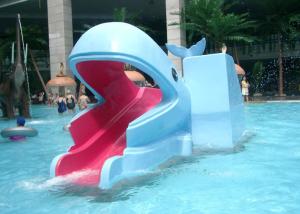 Quality Anti UV Kids Water Park Equipment Fiberglass Whale Water Slide wholesale