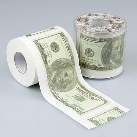 Cheap Money Printed Toilet paper Roll for sale