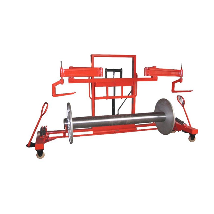 Customized Hydraulic Warp Beam Trolley Heald Frame Lifter And Carrier High Capacity