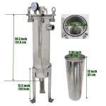 304 Stainless Steel Industrial-Grade Liquid Bag Filter Solution for Printing