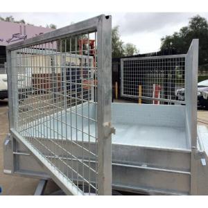Quality 7x5 Heavy Duty Hot Dipped Galvanized Cage Trailer wholesale