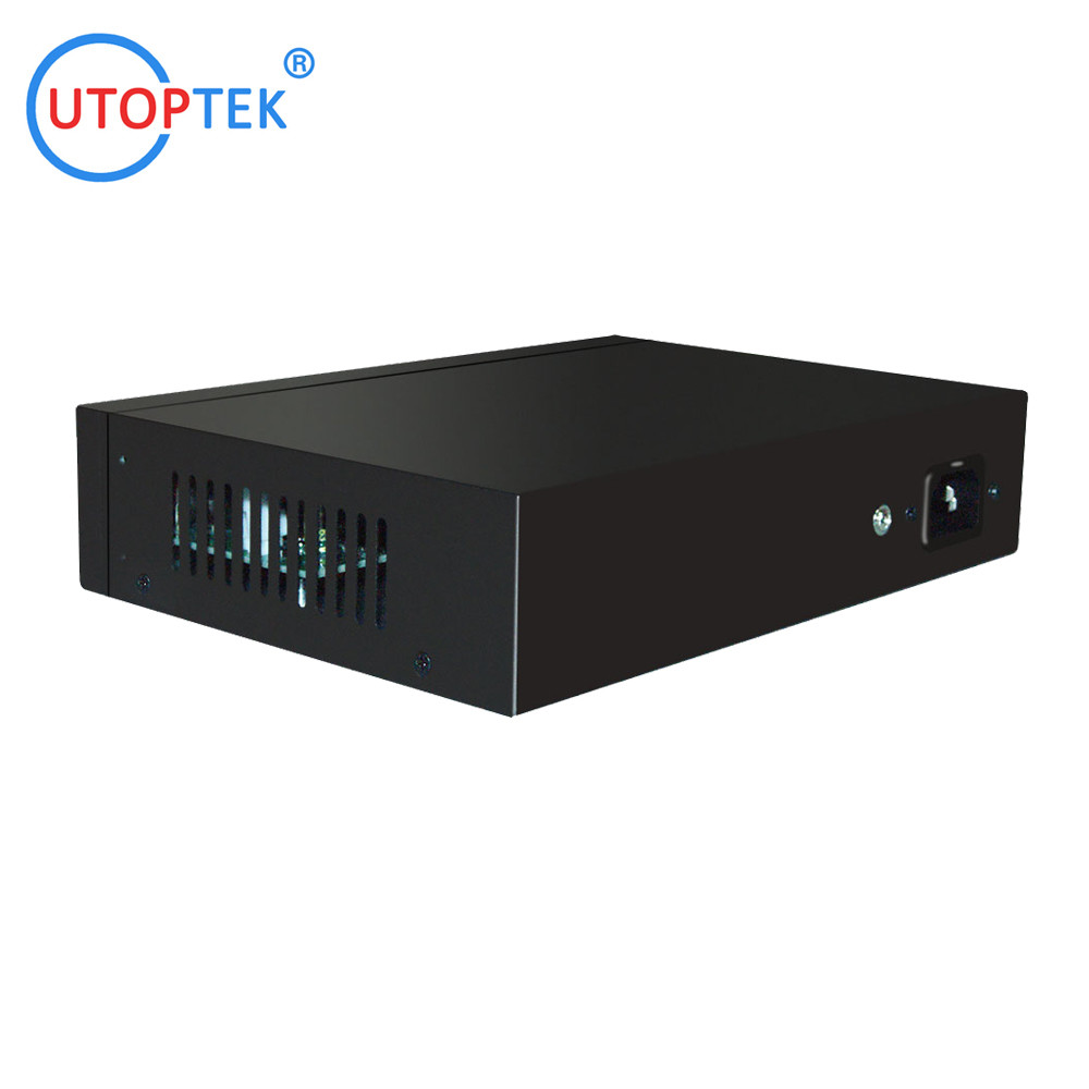 4x10/100/1000M POE 30W+1UTP+1SFP IEEE802.3af/at POE Etherent switch for CCTV Network system
