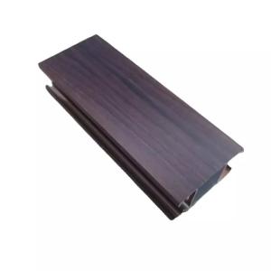 Quality 1.4mm Anodized Aluminum Profiles 3D Hand Felt Wood Grain Heat Transfer wholesale