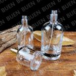 Custom Stickers Clear Glass Perfume Bottle Labels Metal Silver Gold