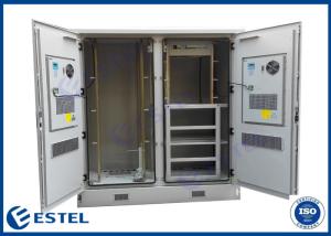 Quality Steel 2pcs Compartments FCC Outdoor Telecom Enclosure wholesale