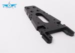 Pure Black Carbon Composite Parts CNC Machining Process Polish Finish