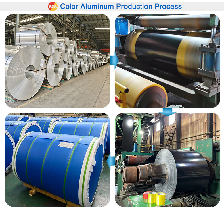 Painted PVDF Color Coated PE Aluminum Coil 1060 3003 3004 5052