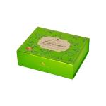 Magnetic Foldable Paper Wig Gift Box Hair Extension Packaging Rectangle Green