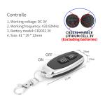 EU Market 3Gang Remote Control Light Switch 5-60Feet Distance Range With