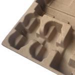 Dry Press Eco Recycled Corrugated Box Tray Sustainable Brown FSC Approved For