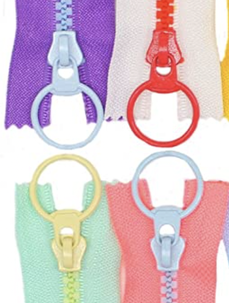 ODM Durable Colorful Decorative Metal Zippers Lifting Ring Ultra Shiny