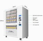 Supermarket Automated Retail Vending Machines For Apple Juice Bread Food