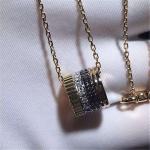 diamonds of necklace 18kt gold with yellow gold or white gold