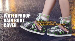 Quality PVC VAMP, PVC SOLE, PVC SHOES, PVC BOOTS,WATERPROOF RAIN BOOT COVER,reusable shoe rain cover ,waterproof safety rain boo wholesale