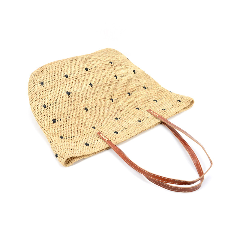 Fresh Summer Lafite Woven Grass Bag One Shoulder Holiday Leisure Beautiful
