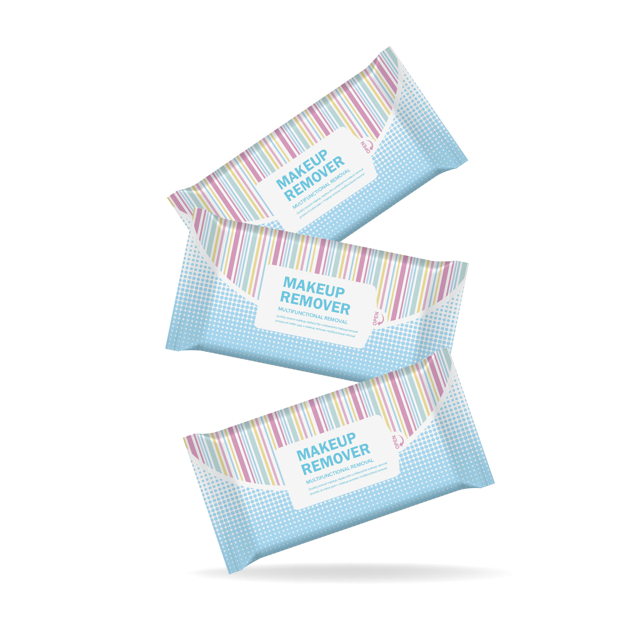 Plasitic Gently Cleans Face Skin Coverless Adult Disposable Wipes